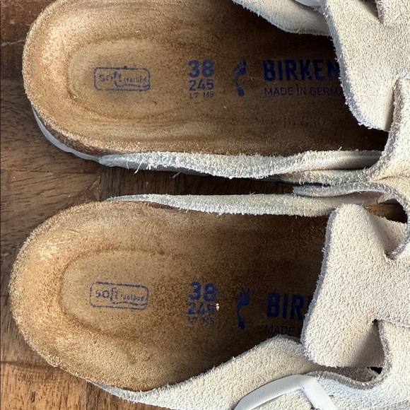 Birkenstock Boston Soft Footbed Suede Clog Sandals 38/7 - Picture 12 of 16